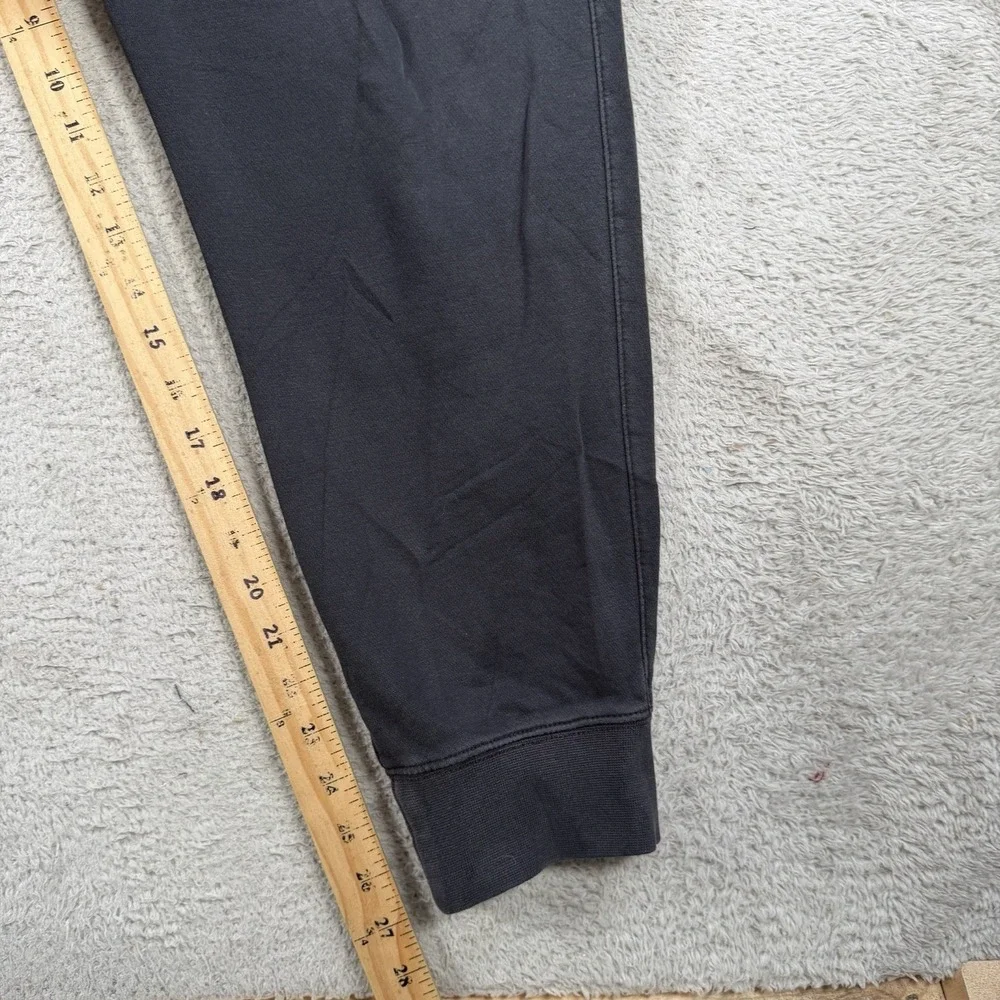 Nike Sweatpants Mens Medium Black Fleece Swoosh Drawstring Gym Joggers Active